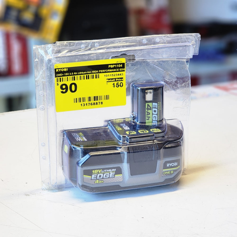 ONE + 18V 4.0 Ah Lithium-ion High Performance Edge ONE + 18V 4.0 Ah Lithium-ion High Performance Edge
